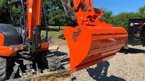 kubota mini digger buckets|aftermarket mini excavator buckets.